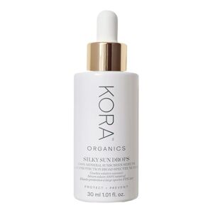KORA ORGANICS - Silky Sun Drops 100% Mineral Sunscreen – Sérum na obličej s SPF 30