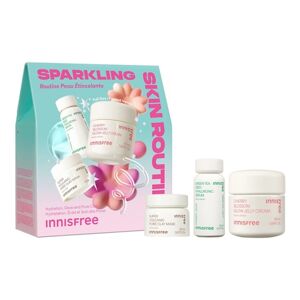 INNISFREE - Sparkling Skin Routine – Sada pro hydrataci, zářivou pleť a na póry