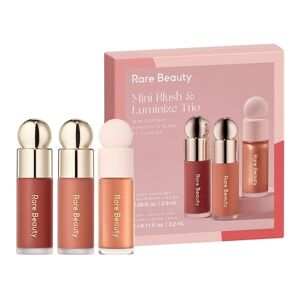 RARE BEAUTY - Mini Blush & Luminize Trio – Mini tvářenka a rozjasňovač