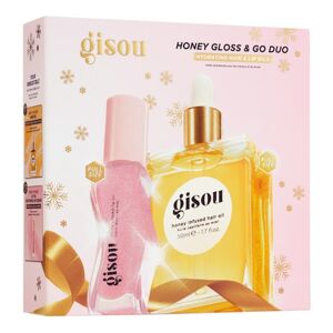GISOU - Honey Gloss & Go Duo – Sada olejů na vlasy a na rty