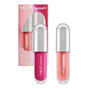 REM BEAUTY - Essential Drip – Duo mini lesku a balzámu na rty