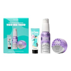 BENEFIT COSMETICS - The POREfessional Try-Me Trio - Mini čistící olej, maska & báze
