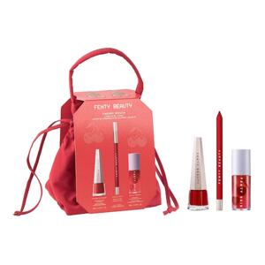 FENTY BEAUTY - Cherry Mouth – Sada tří přípravků na rty