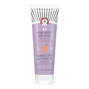 FIRST AID BEAUTY - KP Body Scrub with 10% AHA, Fresh Peach – Tělový peeling s AHA, svěží broskev