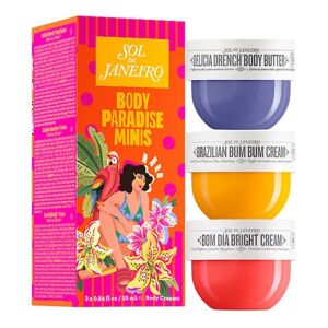 SOL DE JANEIRO - Body Paradise Minis – Sada mini hydratačních tělových krémů