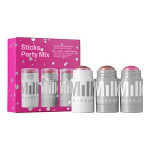 MILK MAKEUP - Sticks Party Mix – Krémové trio tvářenek a rozjasňovače