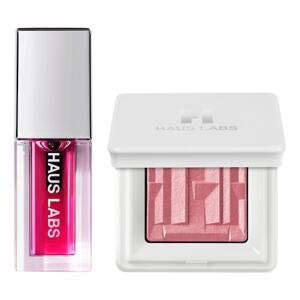 HAUS LABS BY LADY GAGA - Mini Lip Oil + Highlighter Duo – Sada pro líčení rtů a tváří